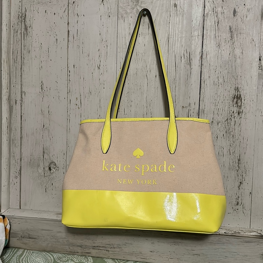 Kate Spade Street Tote Small Side Snap Top Handle Zipper Shoulder Bag